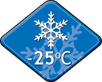 Комфортная температура до -25°C