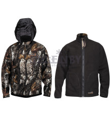 Куртка двухсторонняя Norfin Hunting Thunder Hood Staidness/Black