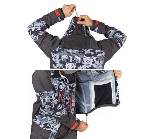 Костюм демисезонный Norfin Pro Dry 3 Camo Костюм демисезонный Norfin Pro Dry 3 Camo