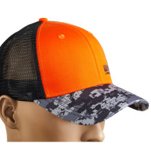 Бейсболка Norfin Orange-Camo сетка